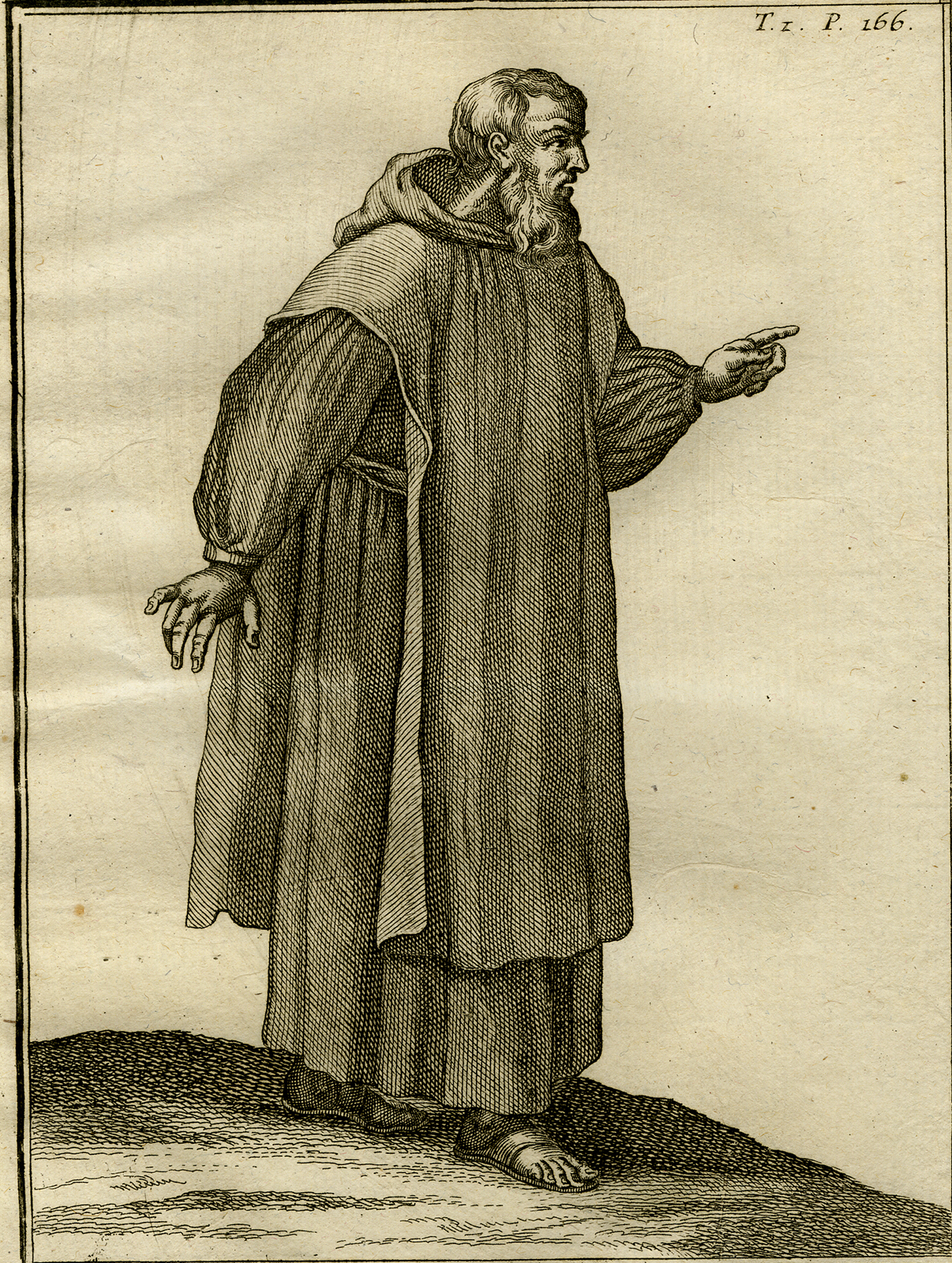 Bb12706 2 416x552 Antique Religious Print-SAINT SABBAS THE SANCTIFIED-PALESTINE-MONK-Helyot-1792