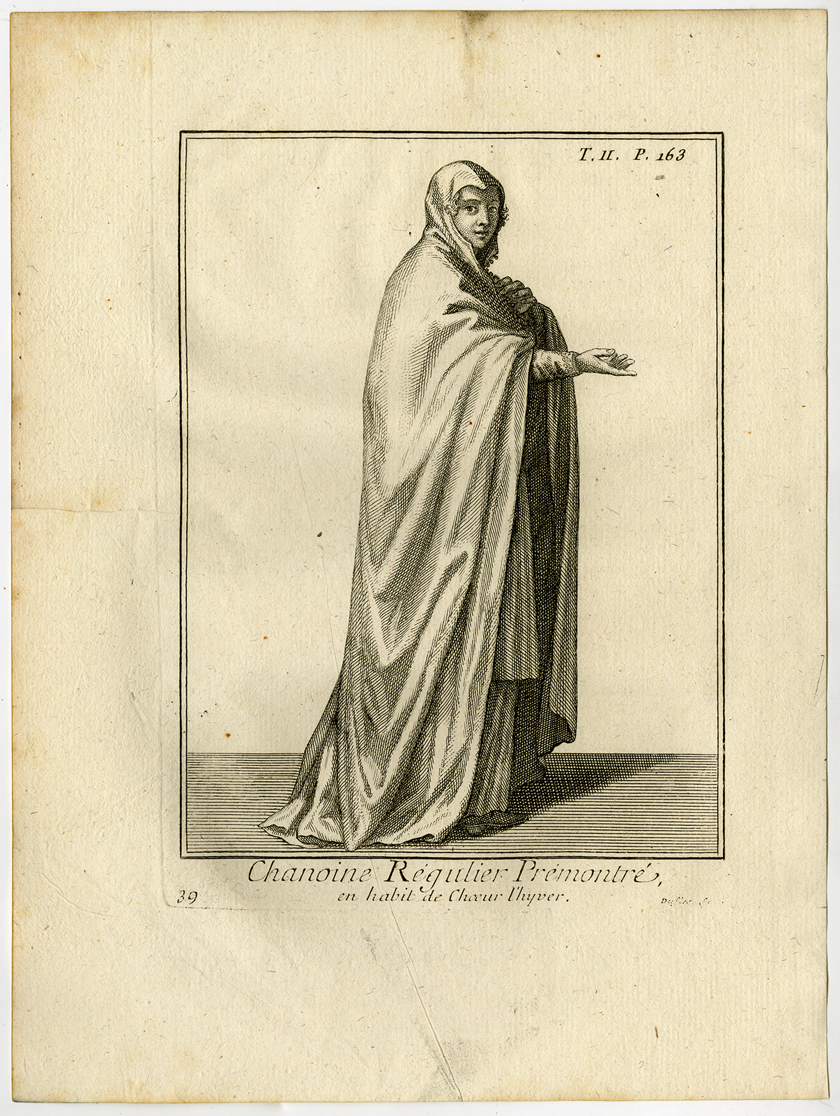 , 6 Antique Prints-CANON REGULAR-NORBERTINES-PREMONSTRATENSIAN-ORDER-Helyot-1792, Pictura Antique Prints
