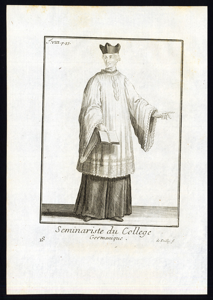 , Antique Religious Print-SOCIETY PROPAGATION FAITH-GREECE-GERMANY-Helyot-1792, Pictura Antique Prints