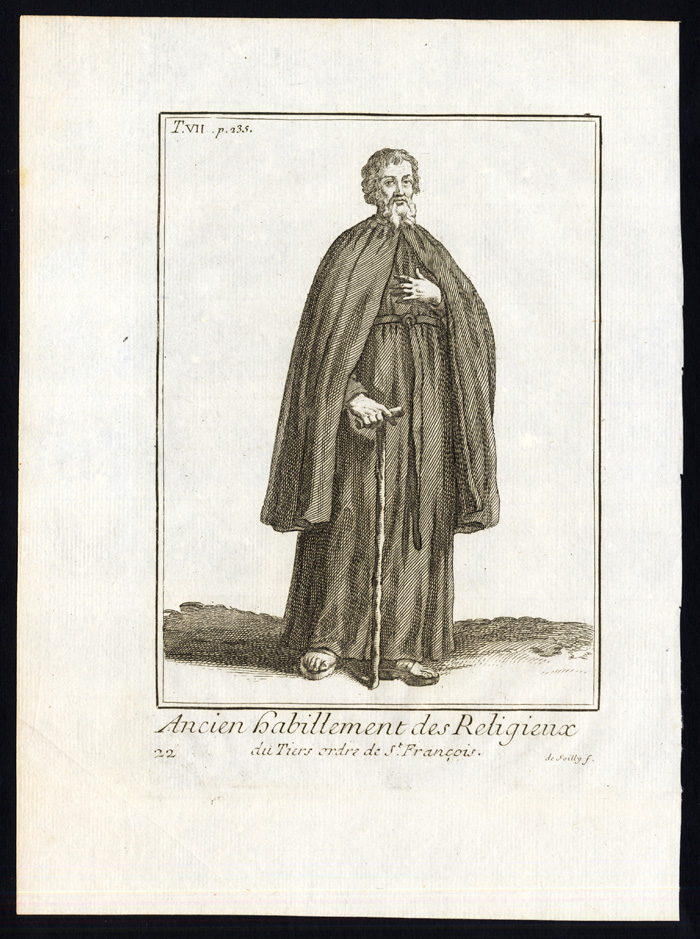Bb15518 416x558 21 Antique Religious Prints-THIRD ORDER OF SAINT FRANCIS-MONK-HABIT-Helyot-1792