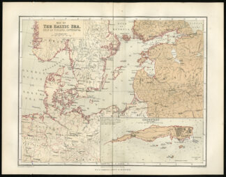 Antique Print-BALTIC SEA-FINLAND-KATTEGAT-KRONSTADT-Dodd-1856