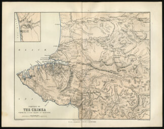 Antique Print-CRIMEA-HARBOR-RUSSIA-CRIMEAN WAR-Johnston-Dodd-1856