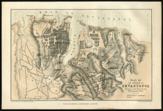 Antique Print-SIEGE-SEBASTOPOL-SEVASTOPOL-CRIMEAN WAR-Johnston-Dodd-1856