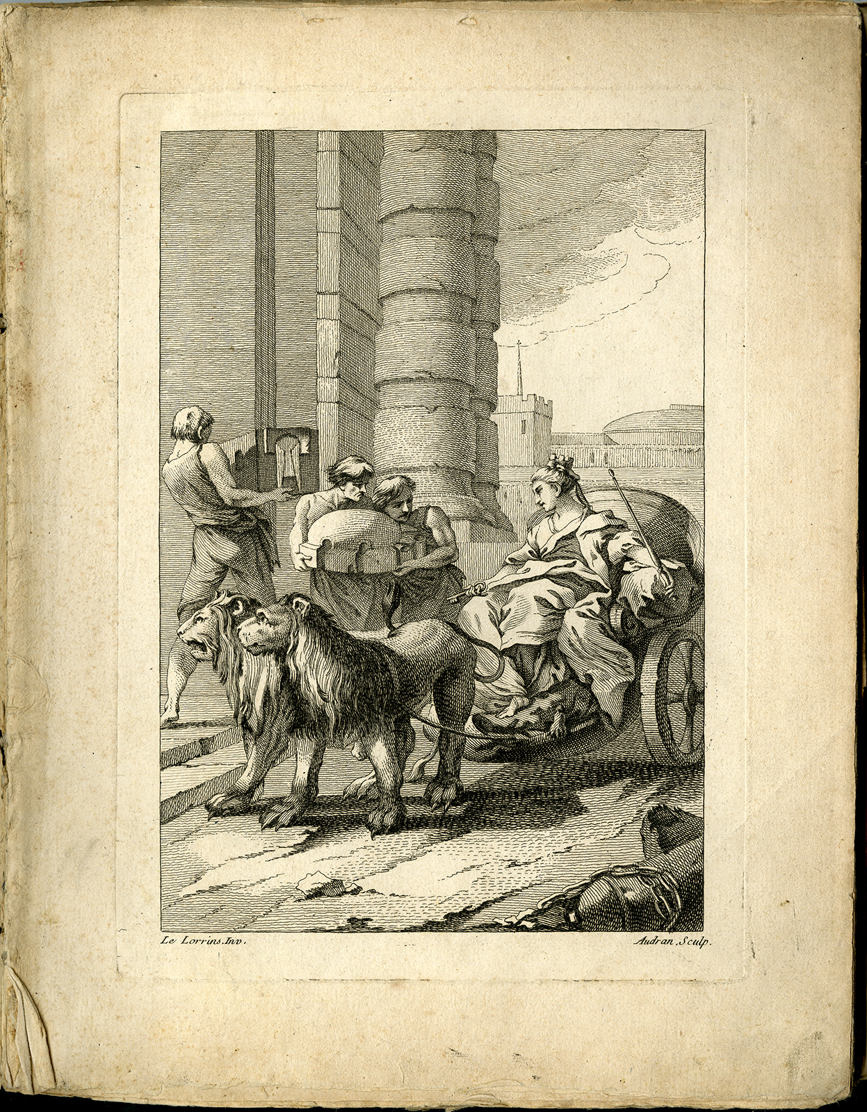 , Antique Book-FONTE DES MINES-METALLURGY-Audran Jr.-Schlutter-1753, Pictura Antique Prints