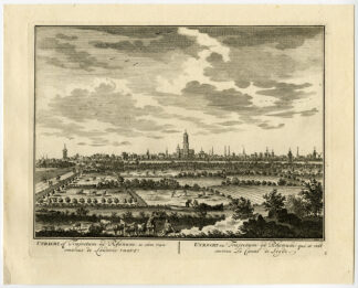 Antique Print-VIEW-UTRECHT-LEIDSE RIJN-PL. 2-Stoopendaal-1719