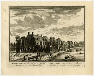 Antique Print-ESTATE-ROOSENDAAL-JOSEPH AREDONDO-PL. 6-Stoopendaal-1719