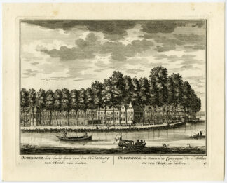 6 Antique Prints-OUDERHOEK ESTATE-NIEUWERSLUIS-VECHT-PL. 47-52-Stoopendaal-1719