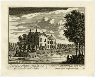 2 Antique Prints-CRONENBURGH-CAMMINGA-LOENEN-PL. 60-Stoopendaal-1719
