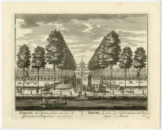 5 Antique Prints-LOENEN ESTATE-CHRISTIAAN PERSYN-VECHT-PL.63-67-Stoopendaal-1719