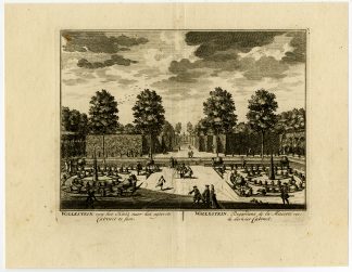 3 Antique Prints-WALLESTEIN ESTATE-BALDE-LOENEN-VECHT-PL. 68-70-Stoopendaal-1719