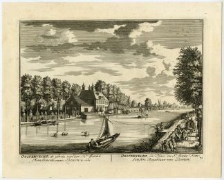 2 Antique Prints-OOSTERVECHT ESTATE-SIMKINSON-LOENEN-PL. 71-72-Stoopendaal-1719