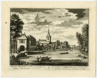 Antique Print-VILLAGE-VREELAND-VECHT-PL. 73-Stoopendaal-1719