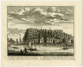 Antique Print-NES ESTATE-REALENEILAND-NIGTEVECHT-VECHT-PL. 74-Stoopendaal-1719