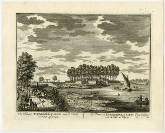 Antique Print-SLUICE-FORTRESS-UITERMEER-WEESP-VECHT-PL. 91-Stoopendaal-1719