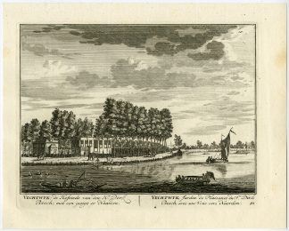 Antique Print-VECHTWIJK ESTATE-DIRK BOSCH-WEESP-NAARDEN-PL. 92-Stoopendaal-1719