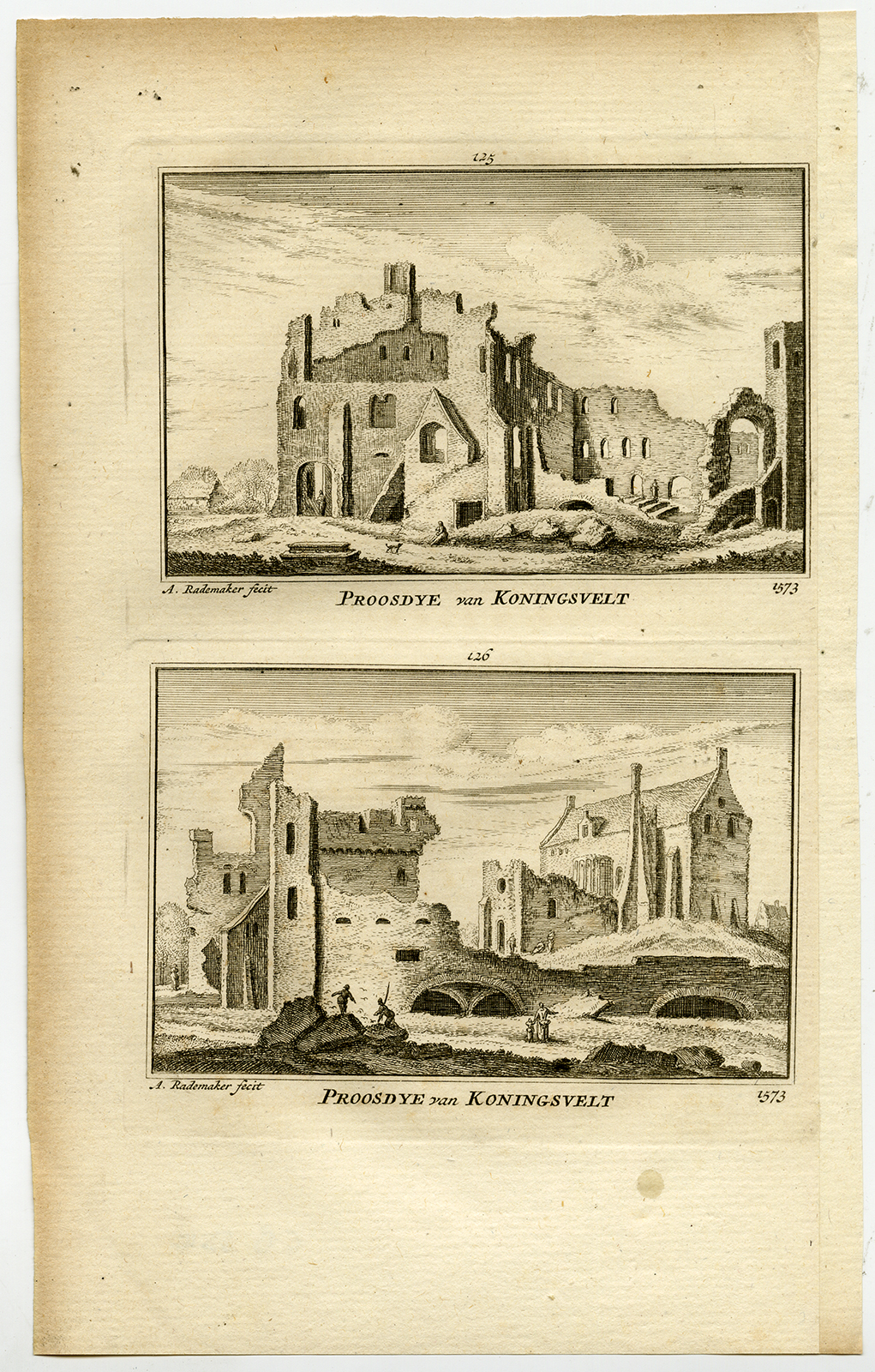 , Antique Print-VIEWS-DELFT-KONINGSVELT-PROOSDYE-NETHERLANDS-Rademaker-1792, Pictura Antique Prints