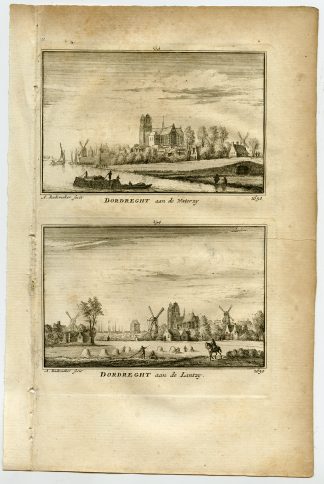 Antique Print-TOWN VIEWS-DORDRECHT-NETHERLANDS-Rademaker-1792