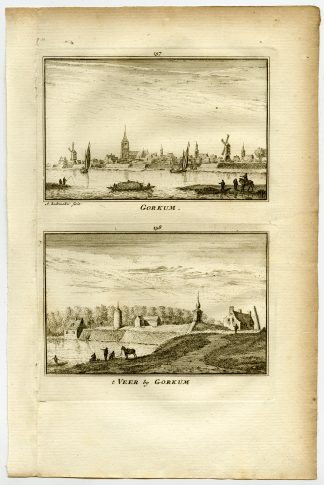Antique Print-TOWN VIEWS-GORKUM-NETHERLANDS-Rademaker-1792