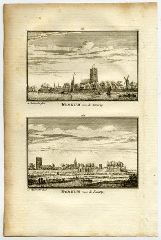 Antique Print-TOWN VIEWS-WOUDRICHEM-NETHERLANDS-Rademaker-1792