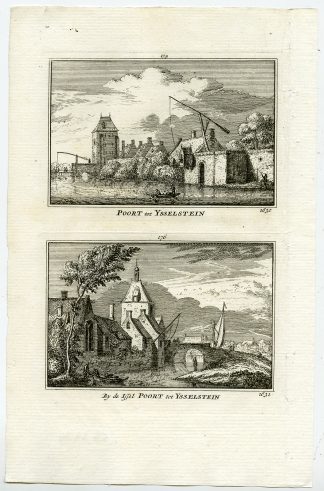 Antique Print-TOWN VIEWS-IJSSELSTEIN-GATE-NETHERLANDS-Rademaker-1792