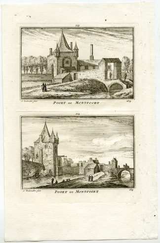Antique Print-TOWN VIEWS-MONTFOORT-GATE-NETHERLANDS-Rademaker-1792