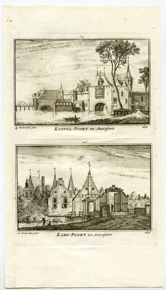 Antique Print-TOWN VIEWS-AMERSFOORT-GATE-NETHERLANDS-Rademaker-1792