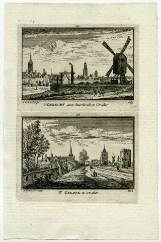 Antique Print-VIEWS-UTRECHT-ST GEERTE-EXECUTION FIELD-NETHERLANDS-Rademaker-1792