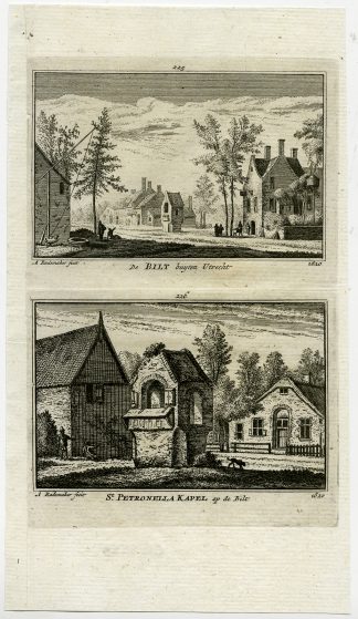 Antique Print-TOWN VIEWS- DE BILT-NETHERLANDS-Rademaker-1792