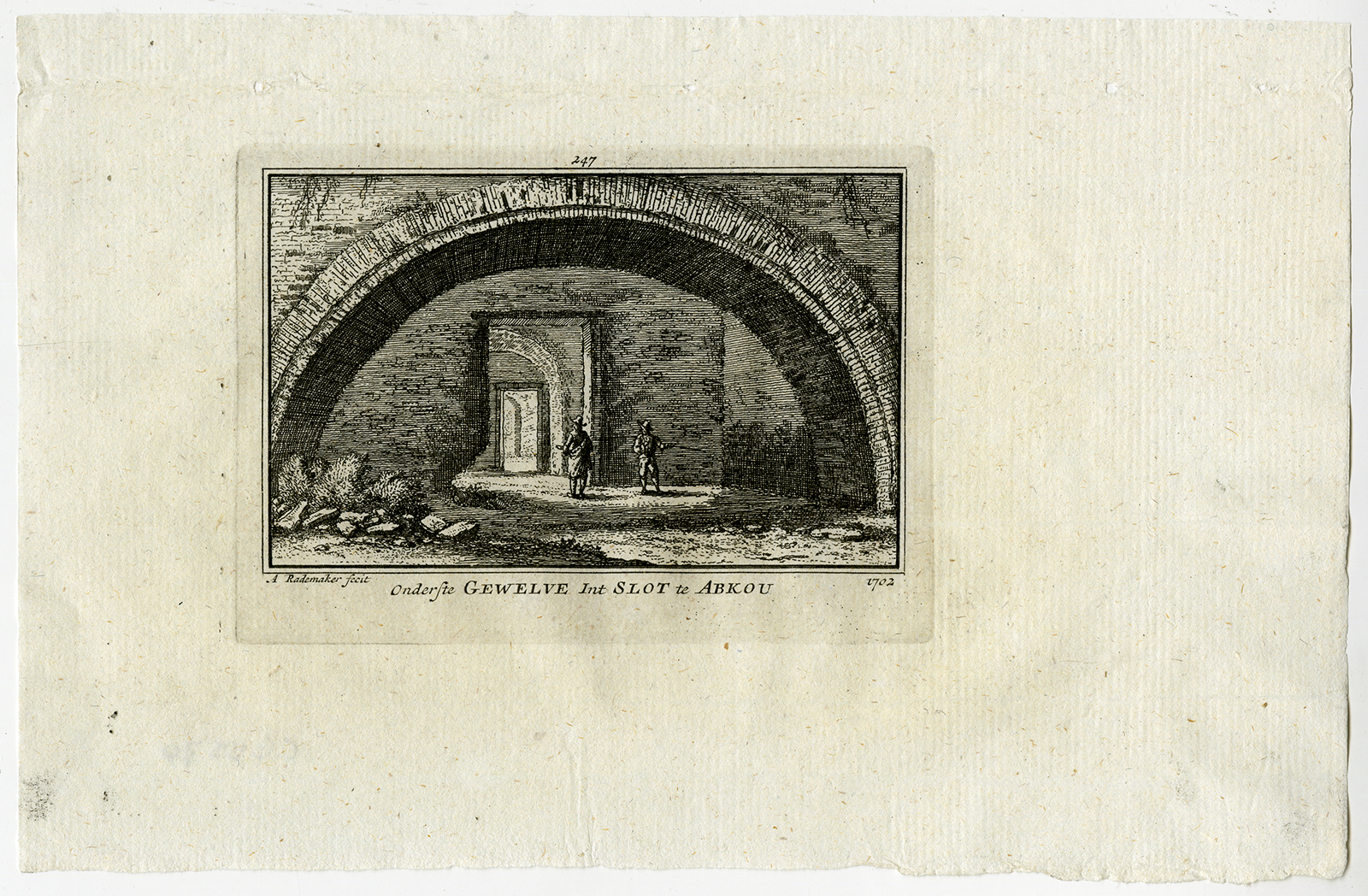 , Antique Print-TOWN VIEWS-ABCOUDE-CASTLE-NETHERLANDS-Rademaker-1792, Pictura Antique Prints