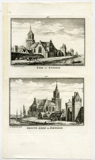 Antique Print-TOWN VIEWS-EMMERICH-GERMANY-Rademaker-1792