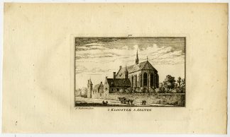 Antique Print-MONASTERY-ST AGATHA-CUYK-NETHERLANDS-Rademaker-1792