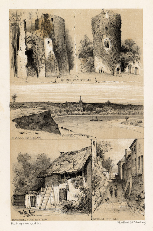 , Antique Prints-STEIN-LIMBURG-NETHERLANDS-Craandijk-1888, Pictura Antique Prints