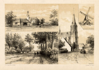 Antique Prints-DORST-BAVEL-TETERINGEN-NETHERLANDS-1888