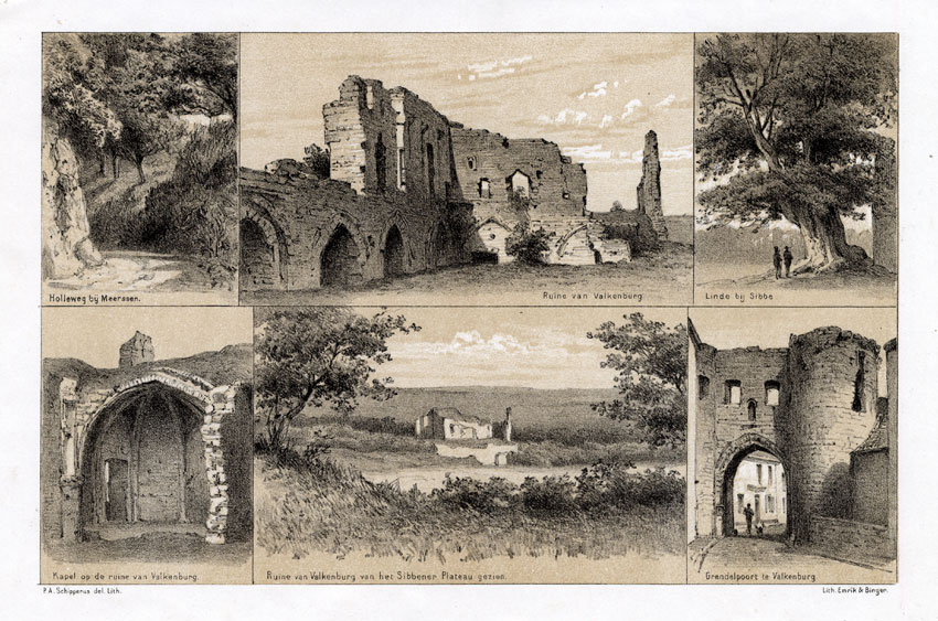 , Antique Prints-VALKENBURG-NETHERLANDS-RUIN-CHAPEL-Craandijk-1888, Pictura Antique Prints