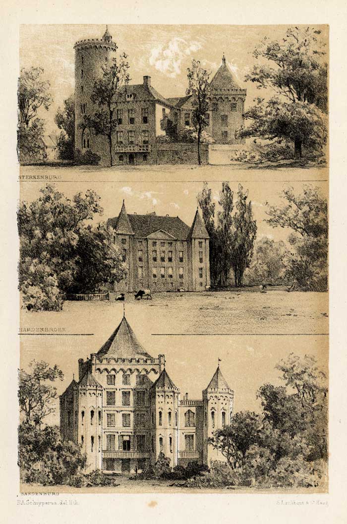 , Antique Prints-DRIEBERGEN-NETHERLANDS-Craandijk-1888, Pictura Antique Prints