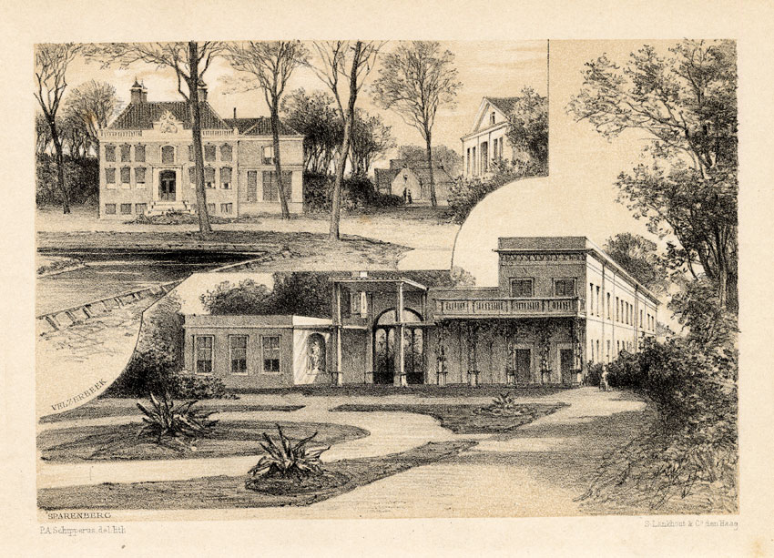 , Antique Prints-VELZEN-CASTLE-NETHERLANDS-Craandijk-1888, Pictura Antique Prints