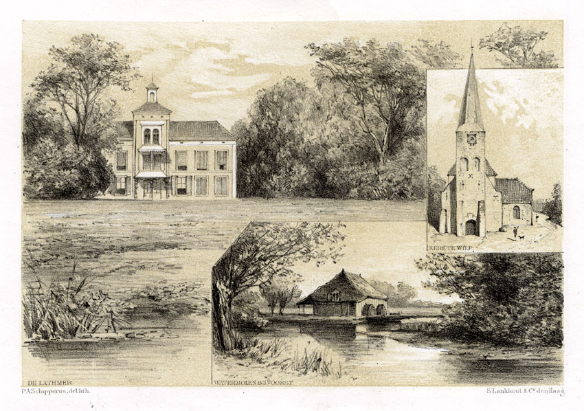 , Antique Prints-WILP-VOORST-NETHERLANDS-Craandijk-1888, Pictura Antique Prints