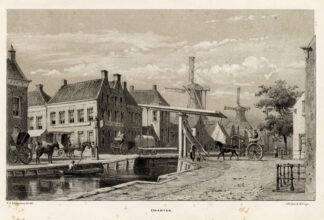 Antique Print-DRACHTEN-MILL-NETHERLANDS-Craandijk-1888