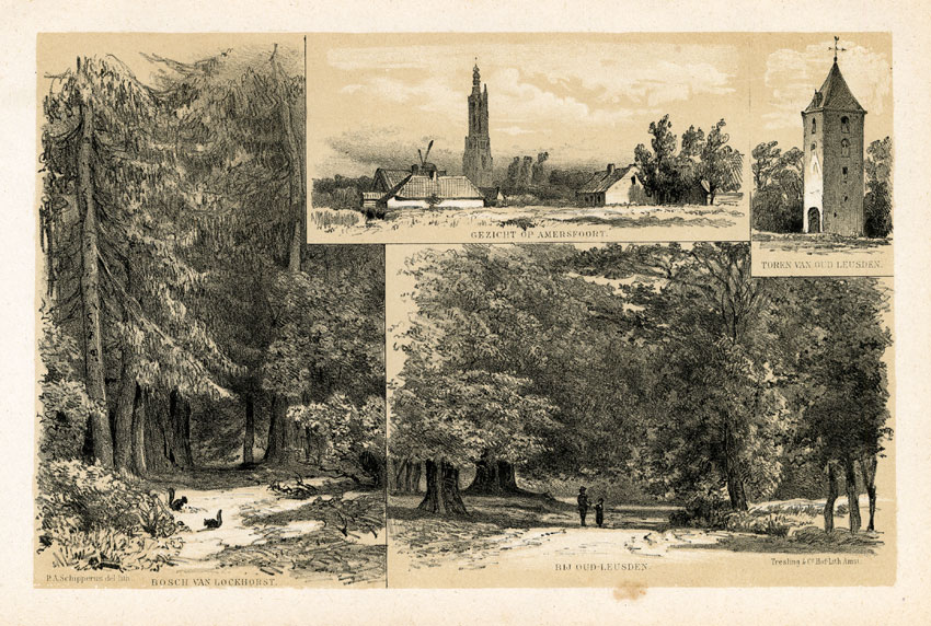 , Antique Print-AMERSFOORT-NETHERLANDS-Craandijk-1888, Pictura Antique Prints