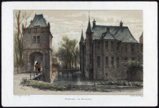Antique Print-ZUIJLEN-CASTLE-NETHERLANDS-Craandijk-1888