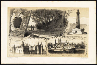 Antique Prints-EGMOND-BERGEN-NETHERLANDS-Craandijk-1888