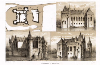 Antique Prints-VELSEN-CASTLE-NETHERLANDS-Craandijk-1888