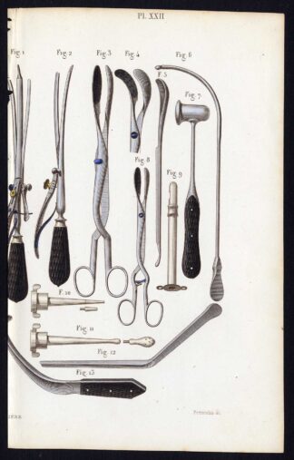 Antique Print-SURGICAL INSTRUMENT-LITHOTRIPSY-ABDOMEN-II-Bernard-Davesne-1846