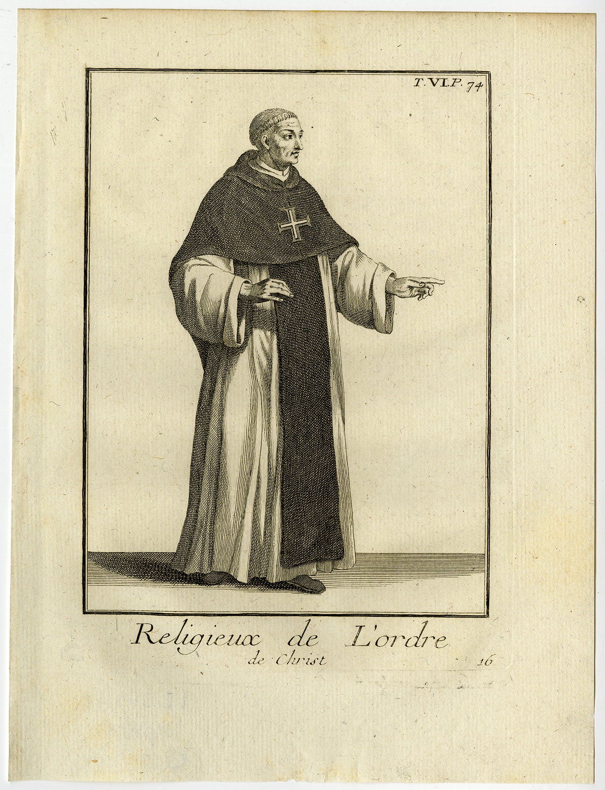 , 3 Antique Religious Prints-KNIGHT-MILITARY ORDER OF CHRIST-PORTUGAL-Helyot-1792, Pictura Antique Prints