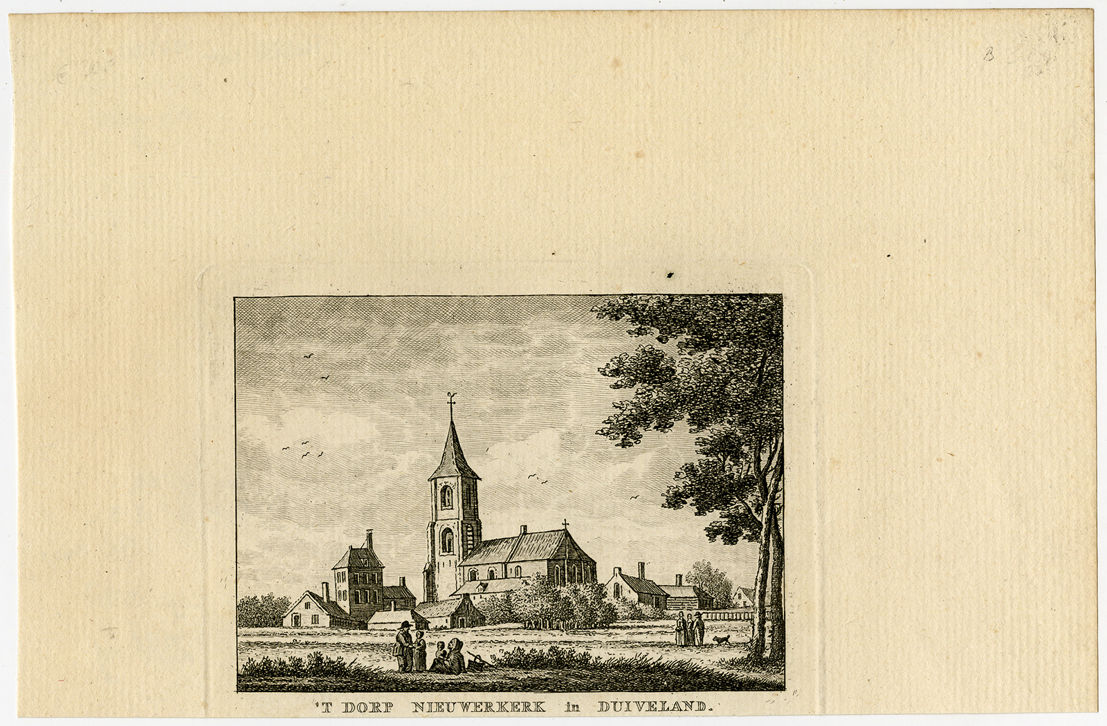 , Antique Print-ZEELAND-NIEUWERKERK-SCHOUWEN DUIVELAND-Bulthuis-Bendorp-1792, Pictura Antique Prints