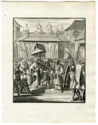 Antique Print-KING OF TERNATE-INDONESIA-VOC-MOLUCCAS-Schouten-1775