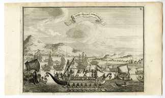 Antique Print-AMBON-INDONESIA-FLEET-SHIPS-VOC-Schouten-1775