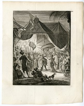 Antique Print-MUSLIM MARRIAGE-INDONESIA-WEDDING-VOC-Schouten-1775