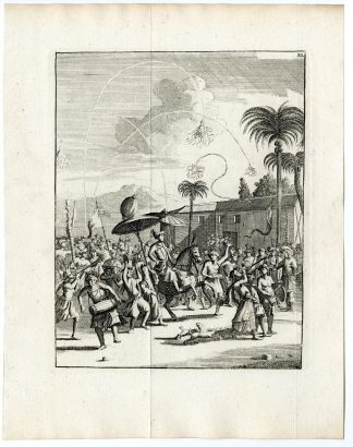Antique Print-MARRIAGE-WEDDING CEREMONY-BENGAL-INDIA-VOC-Schouten-1775