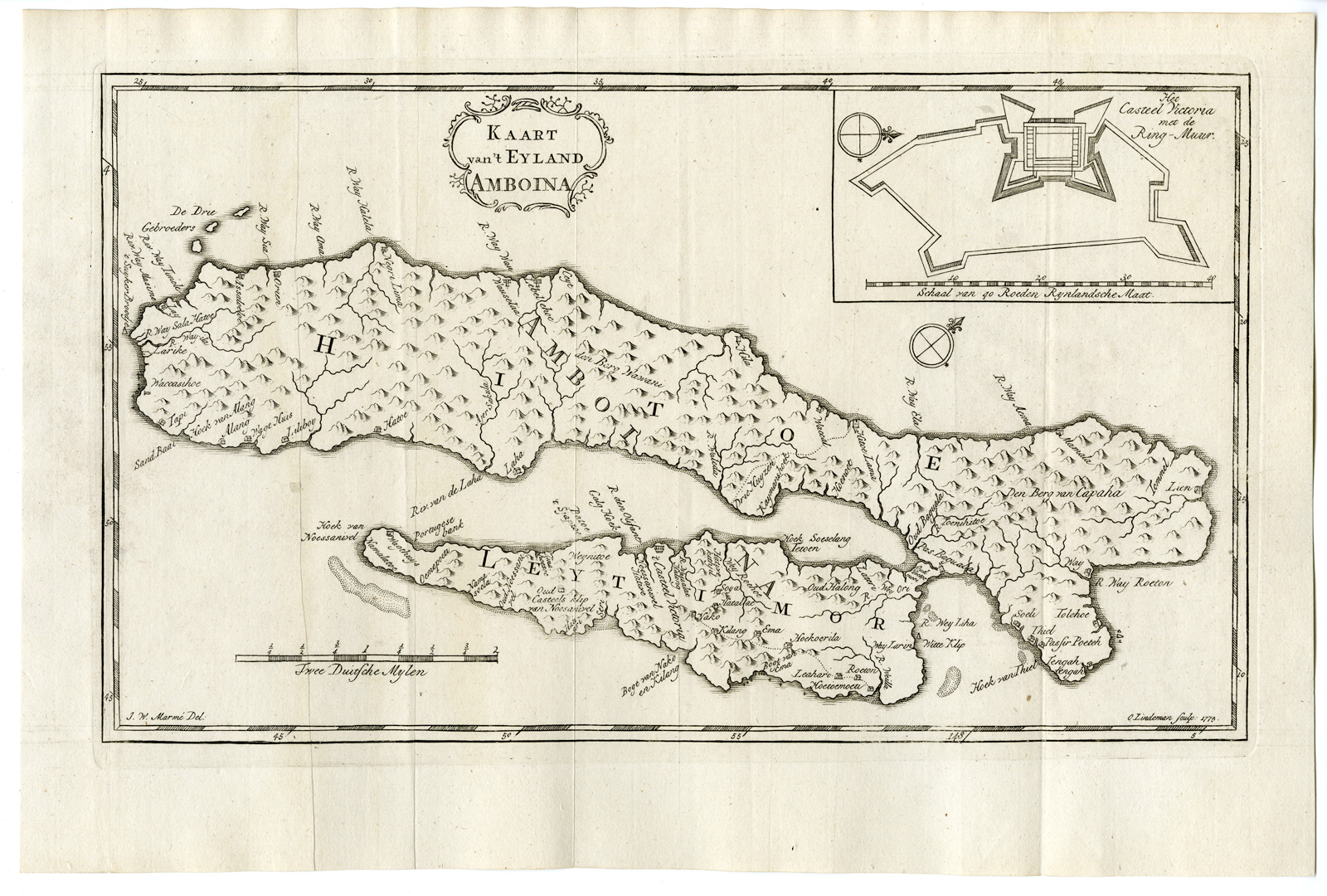 Pco 2445 416x281 Antique Print-AMBOINA-AMBON ISLAND-INDONESIA-MOLUCCAS-MALUKU-Schouten-1775
